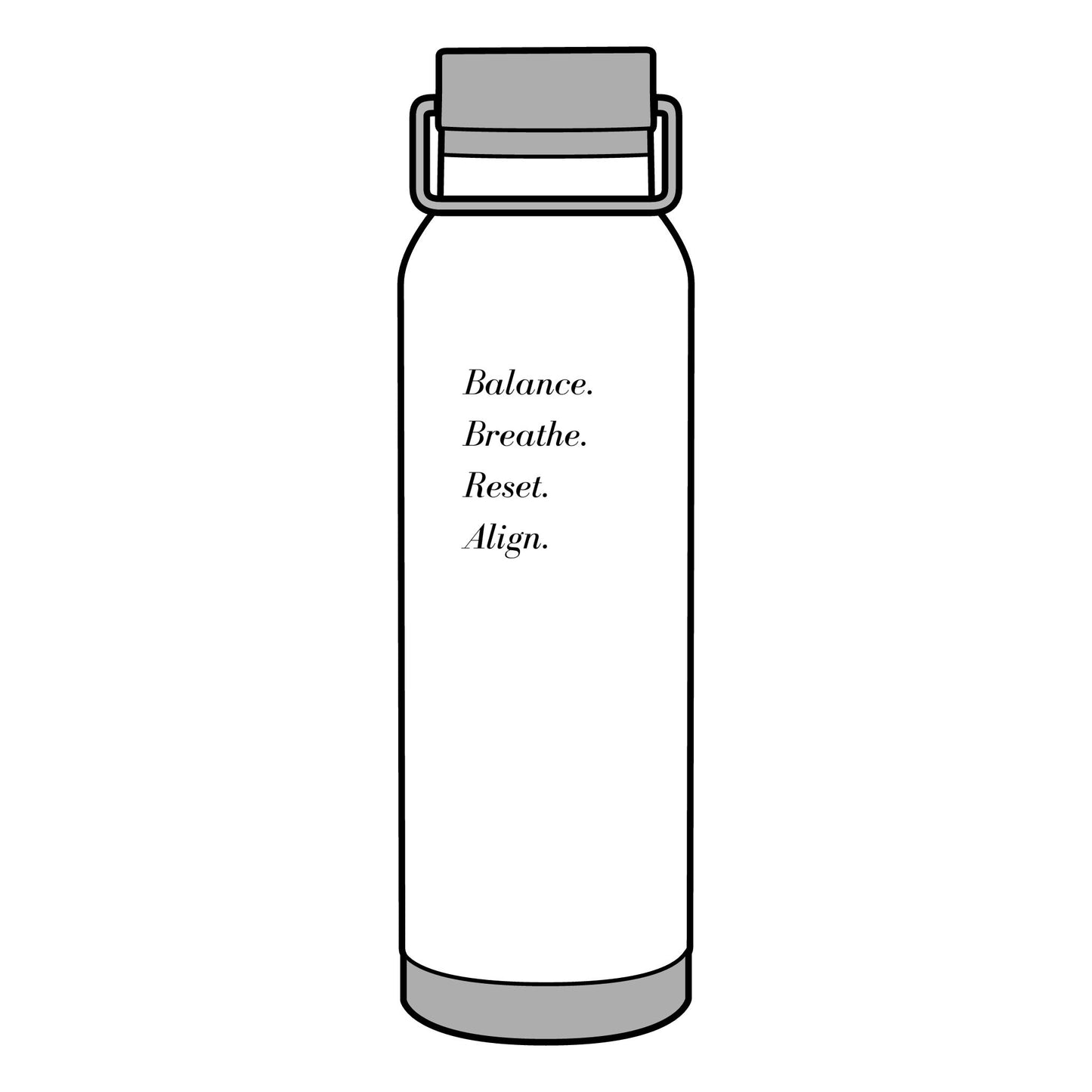 Ares Engraved Water Bottle - Motivational Fitness Gear, Eco-Friendly Drinkware, Yoga Gift, Wellness Accessory, Personalized Hydration