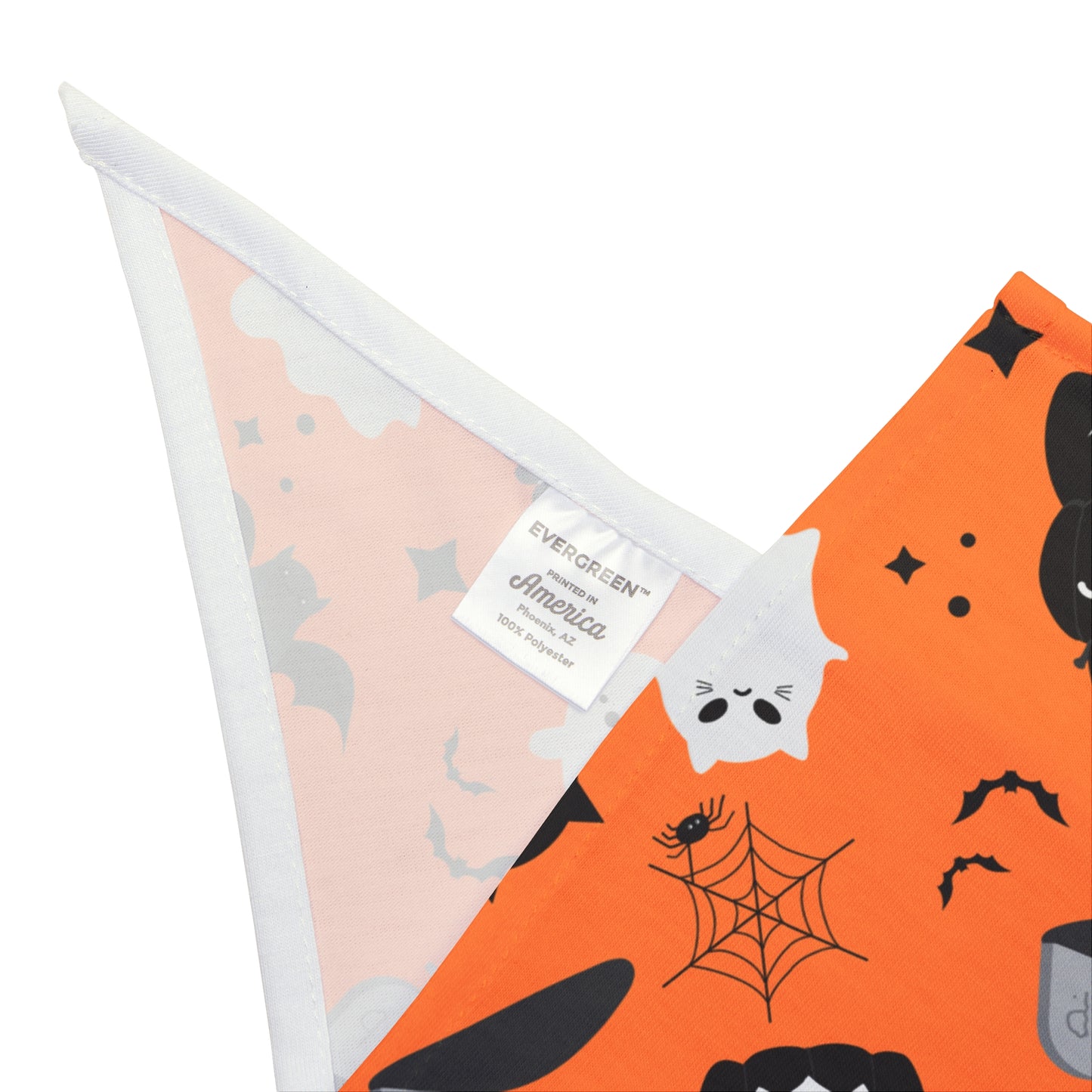 Halloween Pet Bandana | Cute Ghosts & Spooky Designs | Dog Outfit, Cat Accessory, Fall Fashion, Pet Gift