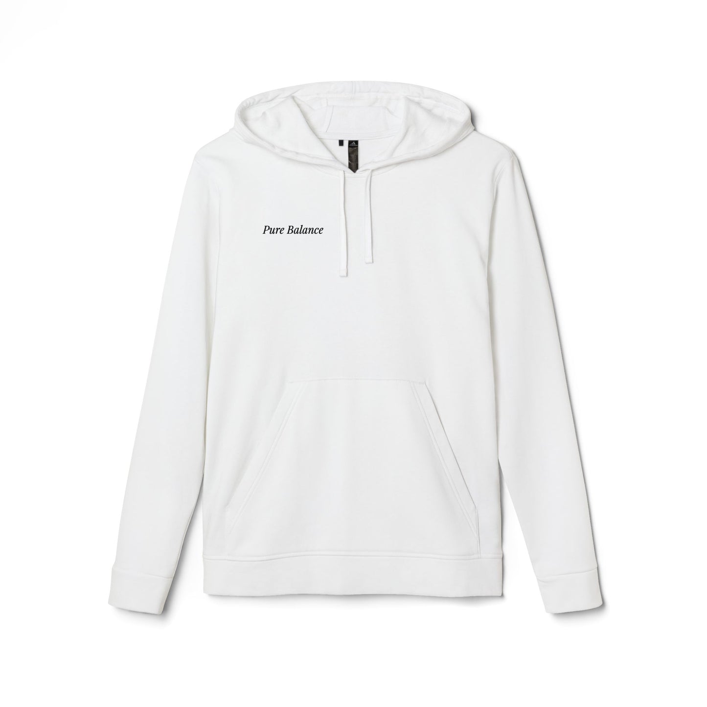Pure Balance x Adidas Unisex Fleece Hoodie – Everyday Comfort, Sustainable Streetwear, Mindful Style
