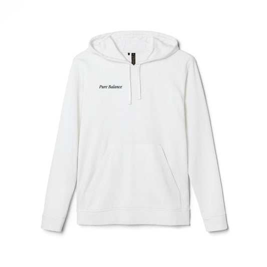 Pure Balance x Adidas Unisex Fleece Hoodie – Everyday Comfort, Sustainable Streetwear, Mindful Style