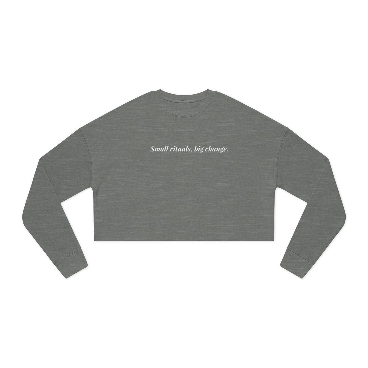 Cropped Sweatshirt by The Balanced Edit – Pure Balance Collection | Minimalist Comfort & Mindful Style