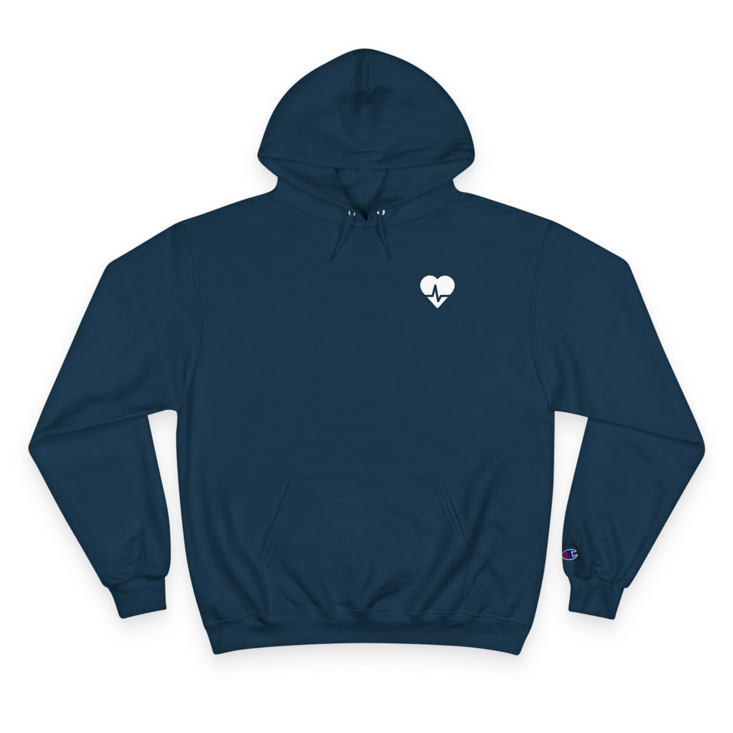 Wellness Champion Hoodie: Reset, Refocus, Rebalance - Black and Navy