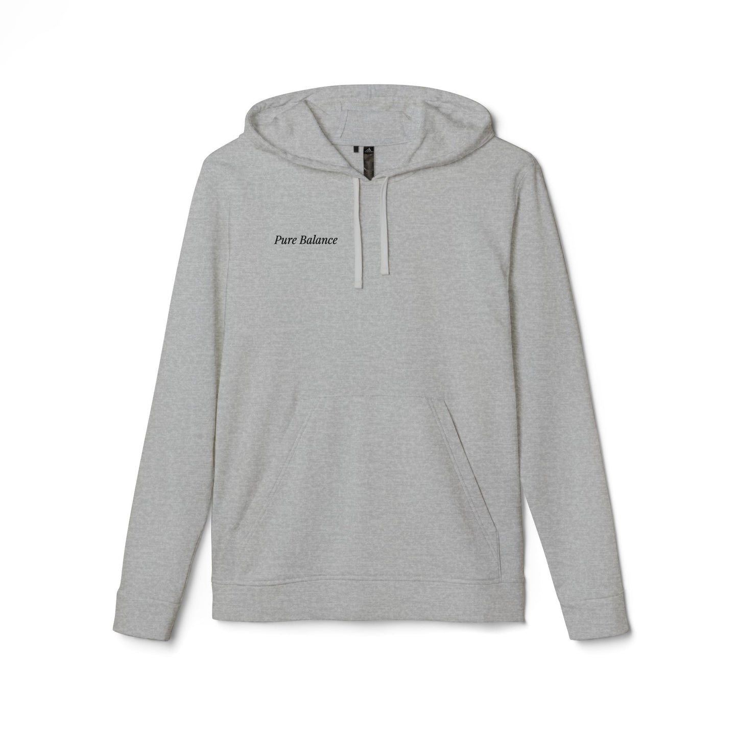 Pure Balance x Adidas Unisex Fleece Hoodie – Everyday Comfort, Sustainable Streetwear, Mindful Style