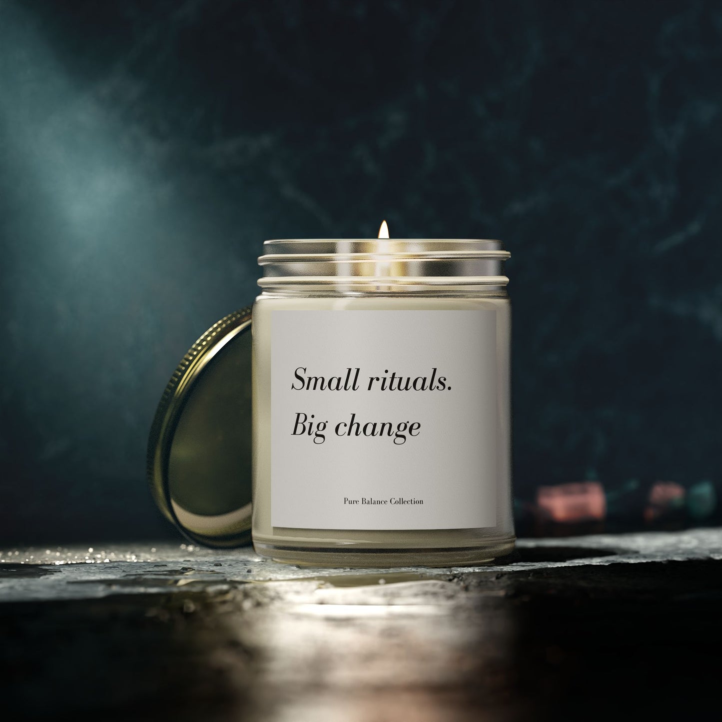 Coconut Apricot Scented Candle Set – Cozy Home Décor, Relaxation Gift & Mindfulness Rituals