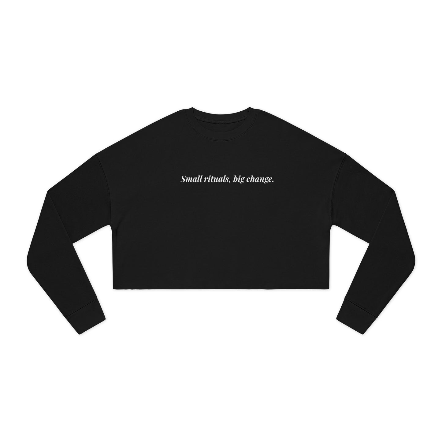 Cropped Sweatshirt by The Balanced Edit – Pure Balance Collection | Minimalist Comfort, Trendy & Modern Style