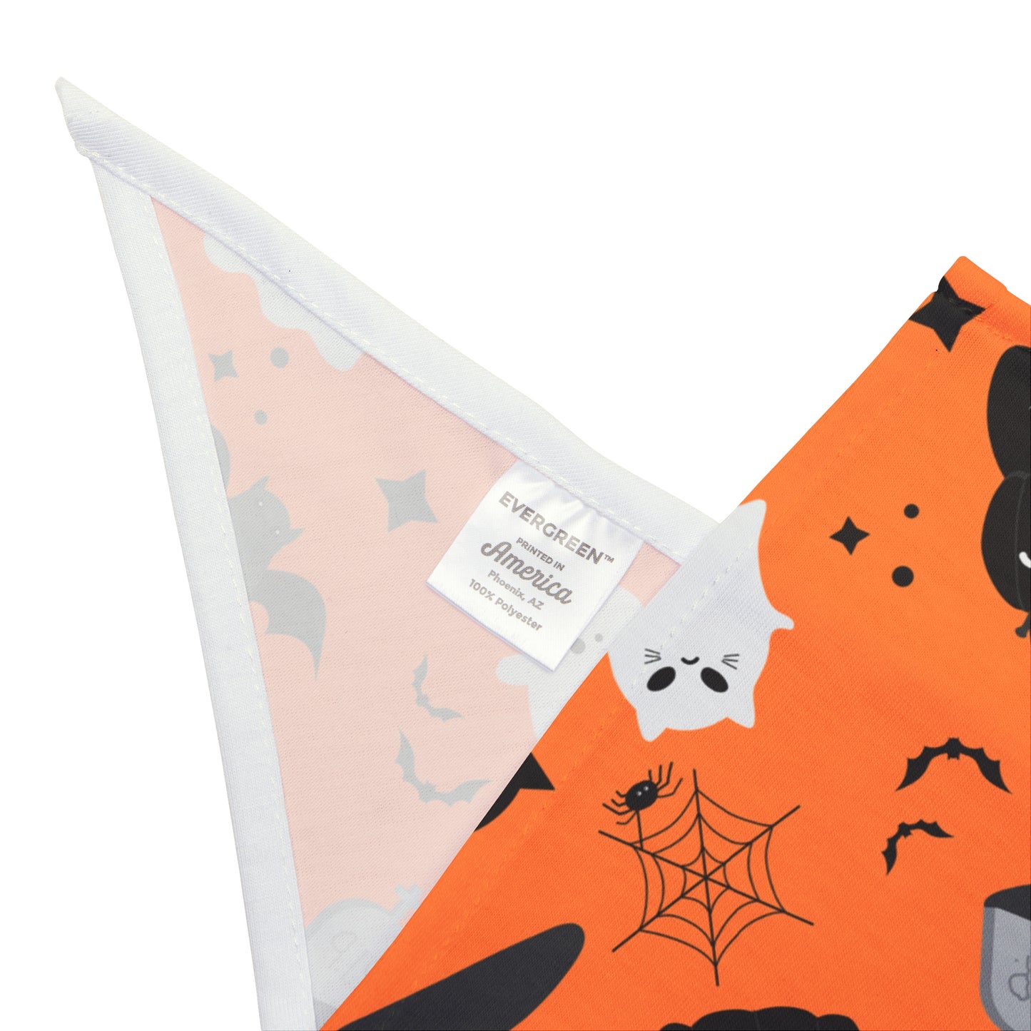 Halloween Pet Bandana | Cute Ghosts & Spooky Designs | Dog Outfit, Cat Accessory, Fall Fashion, Pet Gift