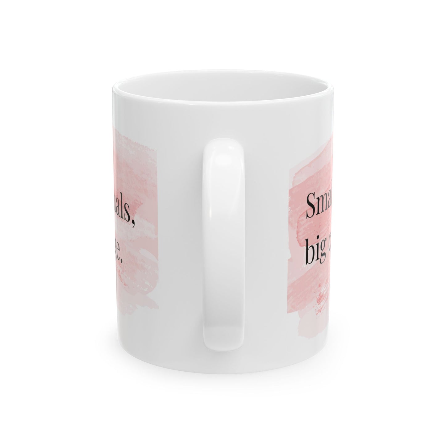 The Balanced Edit Mug – “Small Rituals, Big Change” | Inspirational Coffee Cup (11oz & 15oz)