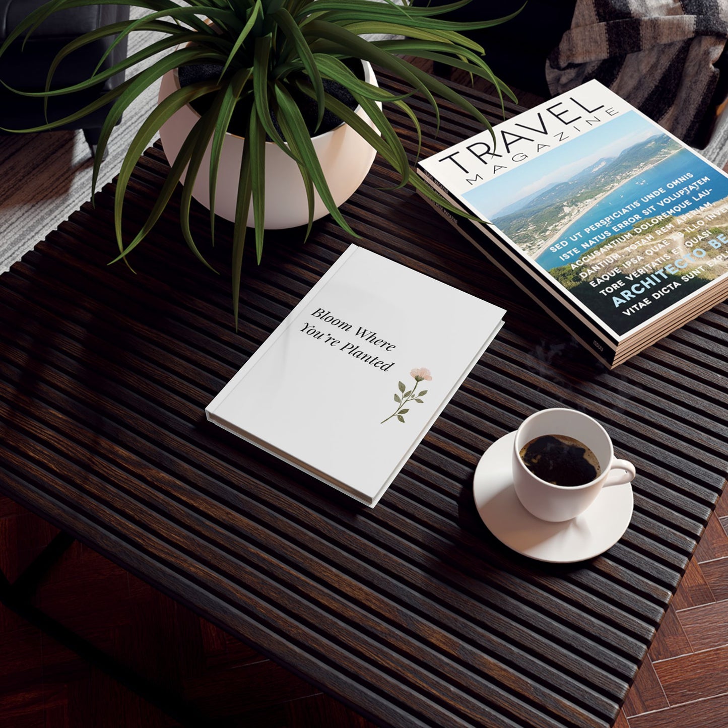 Bloom Where You’re Planted Journal – Guided Notebook for Mindful Reflection & Growth