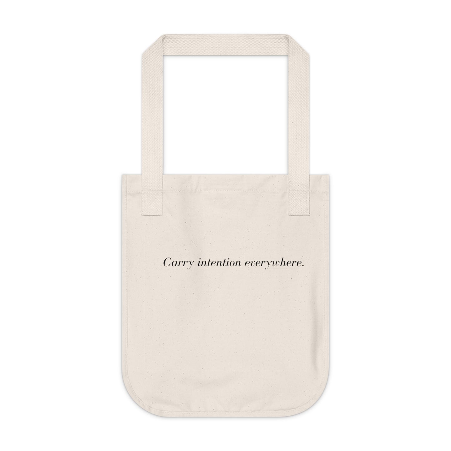Eco-Friendly Tote Bag – “Carry Intention Everywhere” | Sustainable Everyday Tote for Mindful Living | Personalize