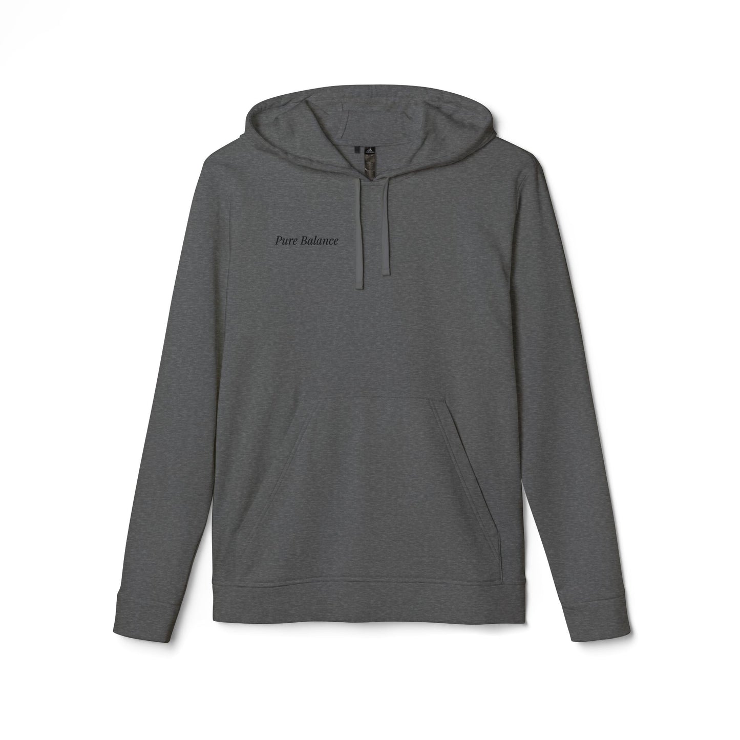 Pure Balance x Adidas Unisex Fleece Hoodie – Everyday Comfort, Sustainable Streetwear, Mindful Style