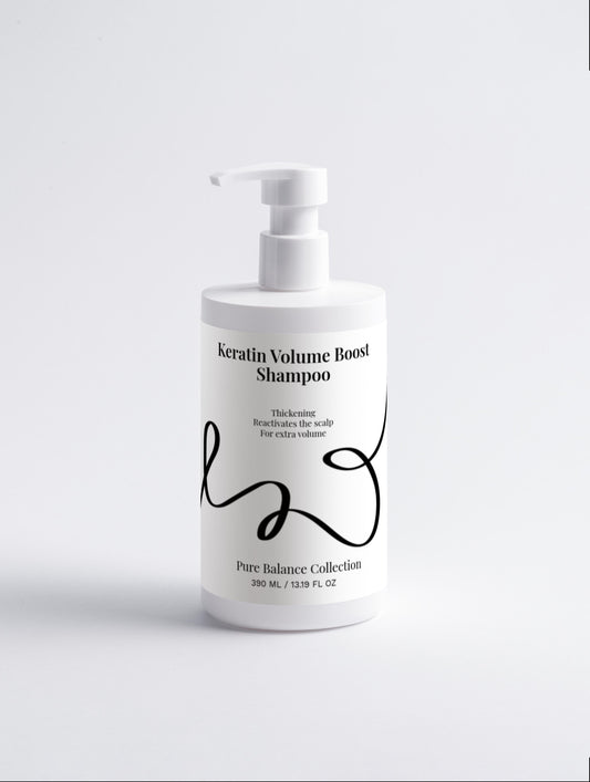 Organic, Keratin Volume Boost Shampoo - Natural Ingredients