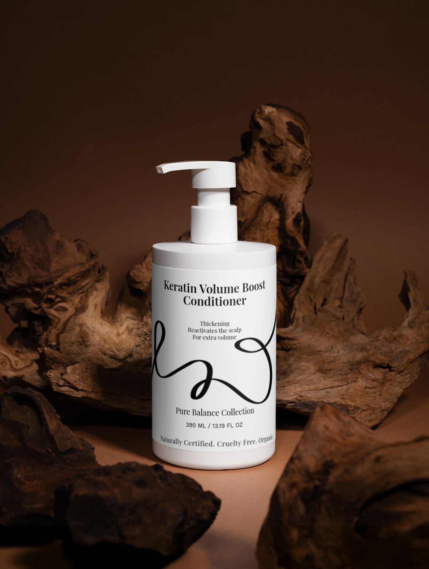 Keratin Volume Boost Conditioner - Naturally Certified, Organic